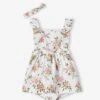 Ensemble 3 Pièces Bébé Robe, Bloomer Et Bandeau Assorti -Cyrillus || PETIT BATEAU || MINNIE Soldes Boutique ensemble 3 pieces bebe robe bloomer et bandeau assorti
