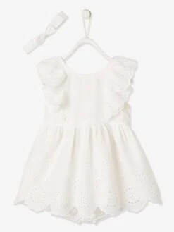 Ensemble De Cérémonie Bébé Robe, Bloomer Et Bandeau 14 Ensemble De Cérémonie Bébé Robe, Bloomer Et Bandeau -Cyrillus || PETIT BATEAU || MINNIE Soldes Boutique ensemble de ceremonie bebe robe bloomer et bandeau 3