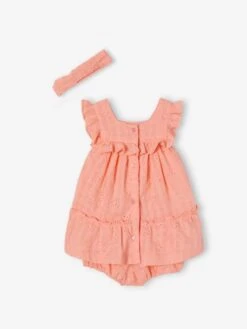 Ensemble En Broderie Anglaise Bébé Robe, Bloomer Et Bandeau -Cyrillus || PETIT BATEAU || MINNIE Soldes Boutique ensemble en broderie anglaise bebe robe bloomer et bandeau 2