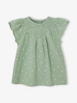 Ensemble En Gaze De Coton : Robe + Bloomer + Bandeau Bébé -Cyrillus || PETIT BATEAU || MINNIE Soldes Boutique ensemble en gaze de coton robe bloomer bandeau bebe 4