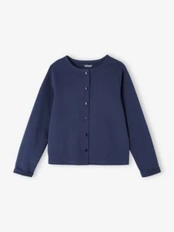 Ensemble Fille Cardigan Et Robe Imprimée Fleurs