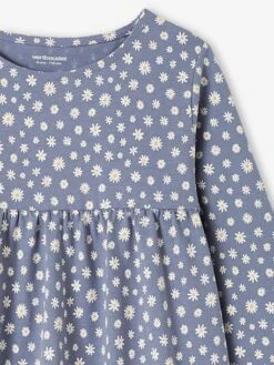 Ensemble Fille Cardigan Et Robe Imprimée Fleurs -Cyrillus || PETIT BATEAU || MINNIE Soldes Boutique ensemble fille cardigan et robe imprimee fleurs 5