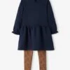 Ensemble Robe En Molleton Et Legging Fille -Cyrillus || PETIT BATEAU || MINNIE Soldes Boutique ensemble robe en molleton et legging fille