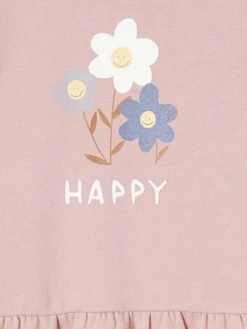 Ensemble Robe En Molleton Et Legging Fille -Cyrillus || PETIT BATEAU || MINNIE Soldes Boutique ensemble robe en molleton et legging fille 3