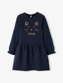 Ensemble Robe En Molleton Et Legging Fille -Cyrillus || PETIT BATEAU || MINNIE Soldes Boutique ensemble robe en molleton et legging fille 6