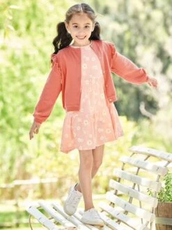 Ensemble Robe Et Cardigan Fille 17 Ensemble Robe Et Cardigan Fille -Cyrillus || PETIT BATEAU || MINNIE Soldes Boutique ensemble robe et cardigan fille 6