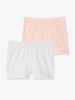 Lot De 2 Shorts Fille à Porter Sous Robe -Cyrillus || PETIT BATEAU || MINNIE Soldes Boutique lot de 2 shorts fille a porter sous robe 1