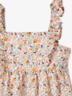 Robe à Bretelle Volantées Fille -Cyrillus || PETIT BATEAU || MINNIE Soldes Boutique robe a bretelle volantees fille 3