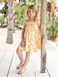 Robe à Bretelles Fille -Cyrillus || PETIT BATEAU || MINNIE Soldes Boutique robe a bretelles fille 2
