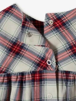 Robe à Carreaux Bébé Et Son Collant Assorti -Cyrillus || PETIT BATEAU || MINNIE Soldes Boutique robe a carreaux bebe et son collant assorti 5