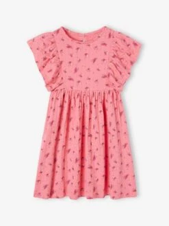Robe à Fleurs Maille Reliéfée Fille -Cyrillus || PETIT BATEAU || MINNIE Soldes Boutique robe a fleurs maille reliefee fille 2
