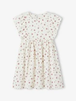 Robe à Fleurs Maille Reliéfée Fille -Cyrillus || PETIT BATEAU || MINNIE Soldes Boutique robe a fleurs maille reliefee fille 3