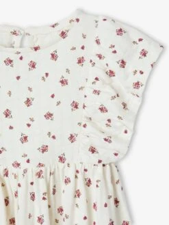 Robe à Fleurs Maille Reliéfée Fille -Cyrillus || PETIT BATEAU || MINNIE Soldes Boutique robe a fleurs maille reliefee fille 8