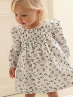 Robe à Smocks Bébé Fleuri -Cyrillus || PETIT BATEAU || MINNIE Soldes Boutique robe a smocks bebe fleuri 8