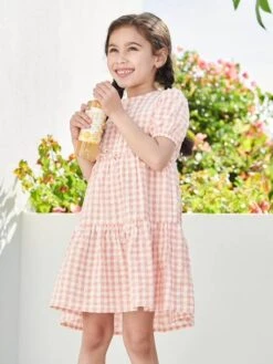 Robe à Volant Fille Manches 3/4 -Cyrillus || PETIT BATEAU || MINNIE Soldes Boutique robe a volant fille manches 34 2