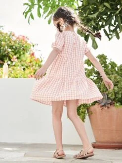 Robe à Volant Fille Manches 3/4 -Cyrillus || PETIT BATEAU || MINNIE Soldes Boutique robe a volant fille manches 34 6