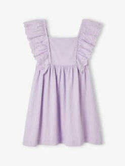 Robe à Volants En Broderie Anglaise Fille Effet Reliéfé -Cyrillus || PETIT BATEAU || MINNIE Soldes Boutique robe a volants en broderie anglaise fille effet reliefe 2