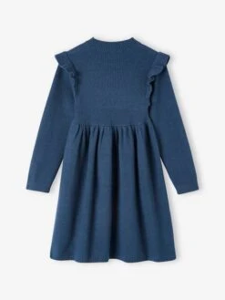 Robe à Volants En Tricot Fille -Cyrillus || PETIT BATEAU || MINNIE Soldes Boutique robe a volants en tricot fille 6