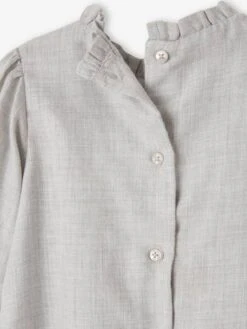 Robe Avec Plastron Brodé Bébé -Cyrillus || PETIT BATEAU || MINNIE Soldes Boutique robe avec plastron brode bebe 1