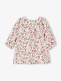 Robe Avec Smocks Bébé -Cyrillus || PETIT BATEAU || MINNIE Soldes Boutique robe avec smocks bebe 2