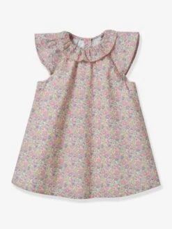 Robe Bébé En Tissu Liberty® CYRILLUS -Cyrillus || PETIT BATEAU || MINNIE Soldes Boutique robe bebe en tissu liberty cyrillus 1