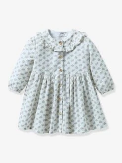 Robe Bébé En Velours Imprimé CYRILLUS -Cyrillus || PETIT BATEAU || MINNIE Soldes Boutique robe bebe en velours imprime cyrillus 1