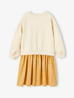 Robe Bi-matière Fille -Cyrillus || PETIT BATEAU || MINNIE Soldes Boutique robe bi matiere fille 6