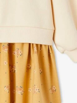 Robe Bi-matière Fille -Cyrillus || PETIT BATEAU || MINNIE Soldes Boutique robe bi matiere fille 8