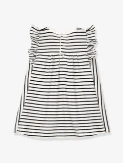 Cyrillus || PETIT BATEAU || MINNIE Soldes Boutique 37 Robe Body Rayée Marinière En Coton Bio Bébé - PETIT BATEAU