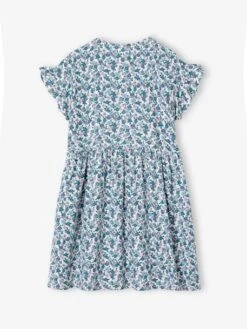 Robe Boutonnée à Fleurs Fille -Cyrillus || PETIT BATEAU || MINNIE Soldes Boutique robe boutonnee a fleurs fille 1
