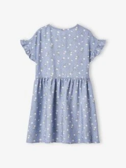 Robe Boutonnée à Fleurs Fille -Cyrillus || PETIT BATEAU || MINNIE Soldes Boutique robe boutonnee a fleurs fille 4