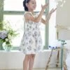 Robe Cérémonie à Volants Motifs Fleurs Fille 1 Robe Cérémonie à Volants Motifs Fleurs Fille -Cyrillus || PETIT BATEAU || MINNIE Soldes Boutique robe ceremonie a volants motifs fleurs fille