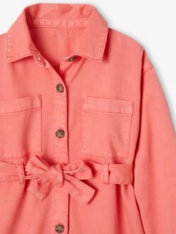 Robe Chemise à Volants Fille