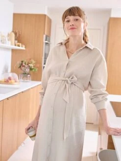 Robe-chemise Longue Gaze De Coton Grossesse Et Allaitement 16 Robe-chemise Longue Gaze De Coton Grossesse Et Allaitement -Cyrillus || PETIT BATEAU || MINNIE Soldes Boutique robe chemise longue gaze de coton grossesse et allaitement 5