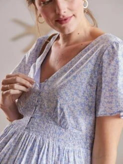 Robe Courte En Crêpe Imprimé Grossesse Et Allaitement 16 Robe Courte En Crêpe Imprimé Grossesse Et Allaitement -Cyrillus || PETIT BATEAU || MINNIE Soldes Boutique robe courte en crepe imprime grossesse et allaitement 5