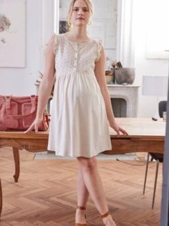 Robe Courte En Maille Et Broderie Anglaise Grossesse Et Allaitement 14 Robe Courte En Maille Et Broderie Anglaise Grossesse Et Allaitement -Cyrillus || PETIT BATEAU || MINNIE Soldes Boutique robe courte en maille et broderie anglaise grossesse et allaitement 3