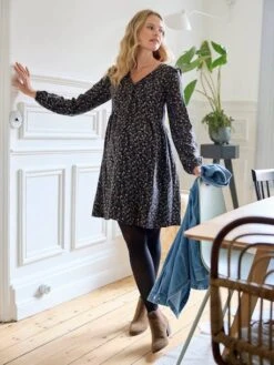 Robe Courte Gaze De Coton Grossesse Et Allaitement