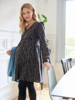 Robe Courte Gaze De Coton Grossesse Et Allaitement -Cyrillus || PETIT BATEAU || MINNIE Soldes Boutique robe courte gaze de coton grossesse et allaitement 7