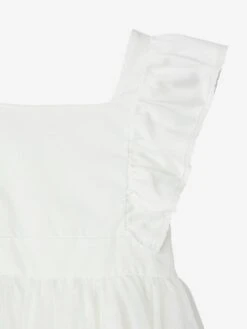 Robe De Cérémonie à Volants Fille En Gaze De Coton Et Tulle -Cyrillus || PETIT BATEAU || MINNIE Soldes Boutique robe de ceremonie a volants fille en gaze de coton et tulle 5