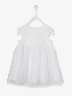 Robe De Cérémonie Bébé Avec Tulle