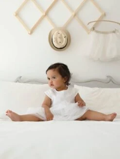 Robe De Cérémonie Bébé Avec Tulle -Cyrillus || PETIT BATEAU || MINNIE Soldes Boutique robe de ceremonie bebe avec tulle 8