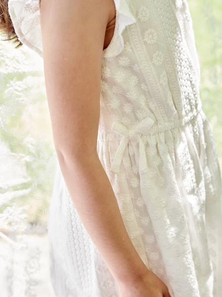 Robe De Cérémonie Brodée Fille 4 Robe De Cérémonie Brodée Fille – Image 2