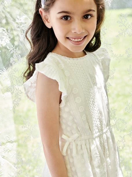 Robe De Cérémonie Brodée Fille 6 Robe De Cérémonie Brodée Fille – Image 4