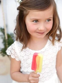 Robe De Cérémonie Effet 2 En 1 Superposition En Macramé Fille -Cyrillus || PETIT BATEAU || MINNIE Soldes Boutique robe de ceremonie effet 2 en 1 superposition en macrame fille 6