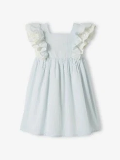 Robe De Cérémonie Rayée Fille Manches Volantées 8 Robe De Cérémonie Rayée Fille Manches Volantées -Cyrillus || PETIT BATEAU || MINNIE Soldes Boutique robe de ceremonie rayee fille manches volantees 2