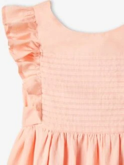 Robe De Cérémonie Volantée Dos Nu Fille -Cyrillus || PETIT BATEAU || MINNIE Soldes Boutique robe de ceremonie volantee dos nu fille 3
