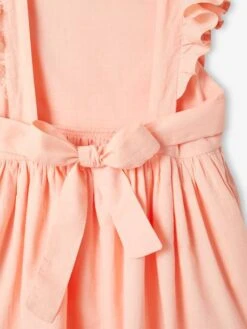 Robe De Cérémonie Volantée Dos Nu Fille -Cyrillus || PETIT BATEAU || MINNIE Soldes Boutique robe de ceremonie volantee dos nu fille 5