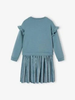 Robe De Fête Bi-matière Fille étoiles En Sequins Fille -Cyrillus || PETIT BATEAU || MINNIE Soldes Boutique robe de fete bi matiere fille etoiles en sequins fille 3