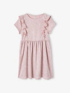 Robe De Fête En Tissu Lamé Fantaisie Fille -Cyrillus || PETIT BATEAU || MINNIE Soldes Boutique robe de fete en tissu lame fantaisie fille 4