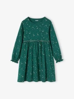 Robe De Fête Motifs étoiles Irisés Fille -Cyrillus || PETIT BATEAU || MINNIE Soldes Boutique robe de fete motifs etoiles irises fille 6